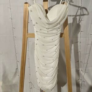 Windsor White Beaded Dress